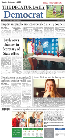 Cover of The Decatur Daily Democrat