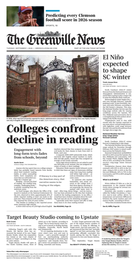 Cover of The Greenville News