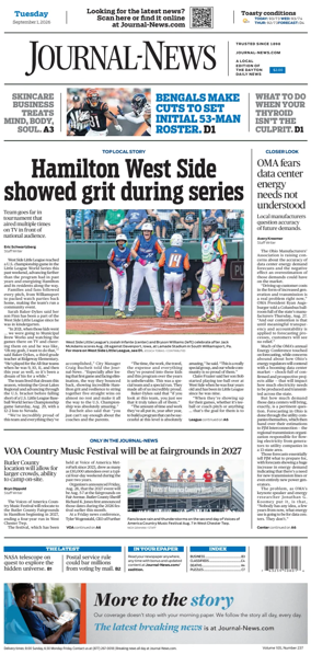 Cover of Hamilton Journal News