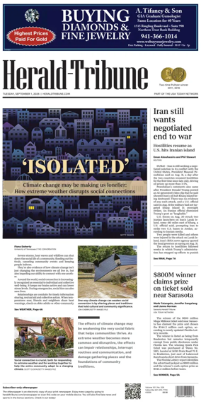Cover of Herald-Tribune