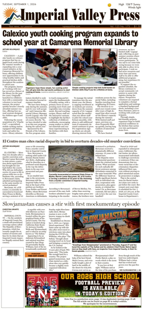 Cover of Imperial Valley Press