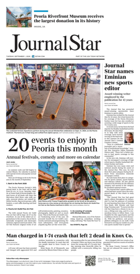 Cover of Journal Star (Peoria)