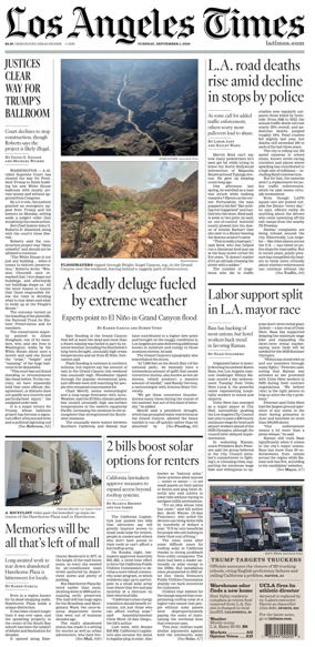 Cover of Los Angeles Times