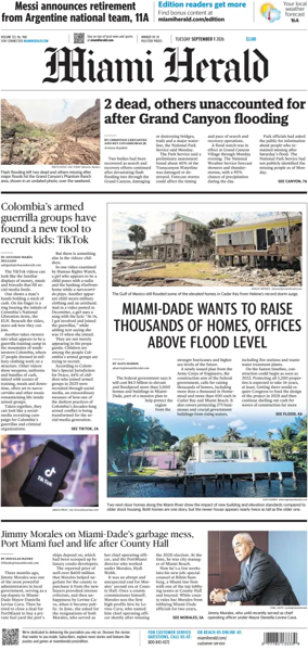 Cover of Miami Herald