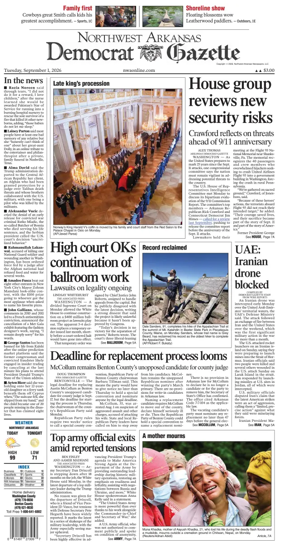 Cover of Northwest Arkansas Democrat-Gazette