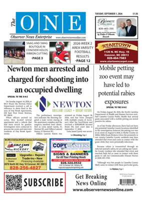 Cover of Observer News Enterprise