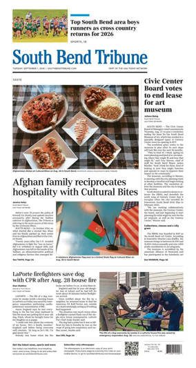 Cover of South Bend Tribune