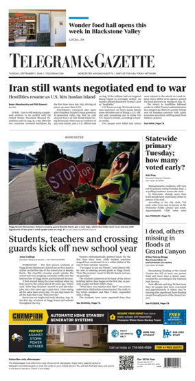 Cover of Telegram & Gazette