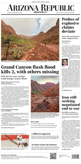 Cover of The Arizona Republic