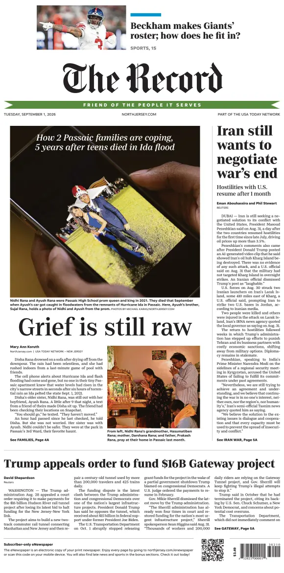 Cover of The Bergen Record