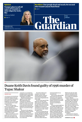 Cover of The Guardian (USA)