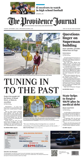 Cover of The Providence Journal
