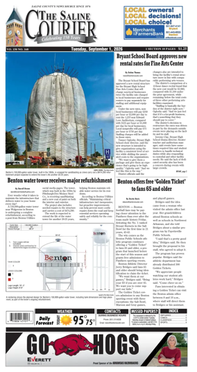 Cover of The Saline Courier