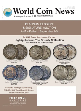 Cover of World Coin News