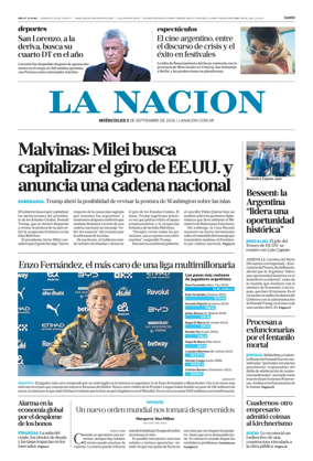 Cover of La Nacion