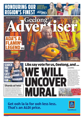Cover of Geelong Advertiser
