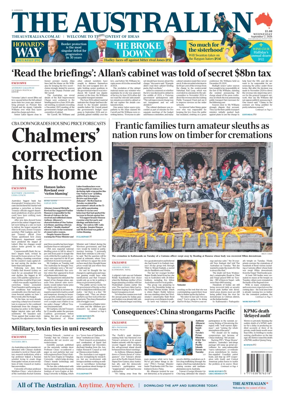 Cover of The Australian