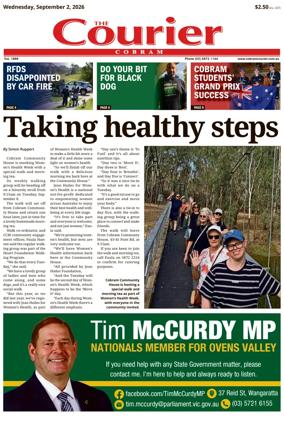 Cover of The Cobram Courier