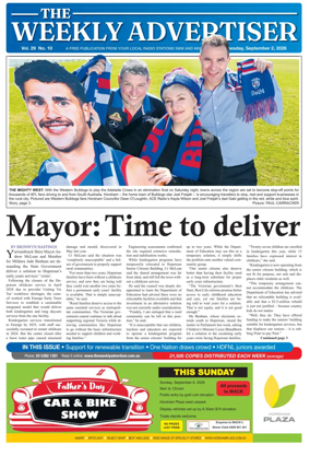 Cover of The Weekly Advertiser Horsham