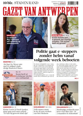Cover of Gazet van Antwerpen Stad en Rand