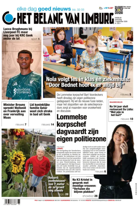 Cover of Het Belang van Limburg