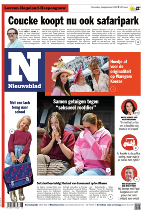 Cover of Het Nieuwsblad