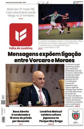 Cover of Folha de Londrina