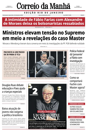 Cover of Jornal Correio da Manha