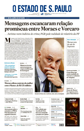 Cover of O Estado de S. Paulo