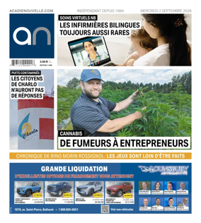 Cover of Acadie Nouvelle