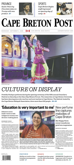 Cover of Cape Breton Post