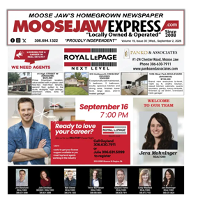 Cover of Moose Jaw Express.com