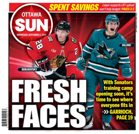 Cover of Ottawa Sun