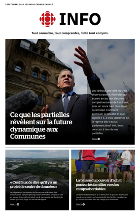 Cover of Radio-Canada Info