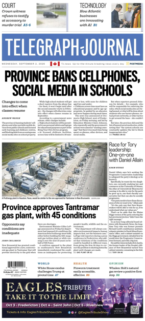 Cover of Telegraph-Journal