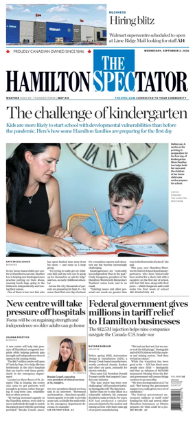 Cover of The Hamilton Spectator