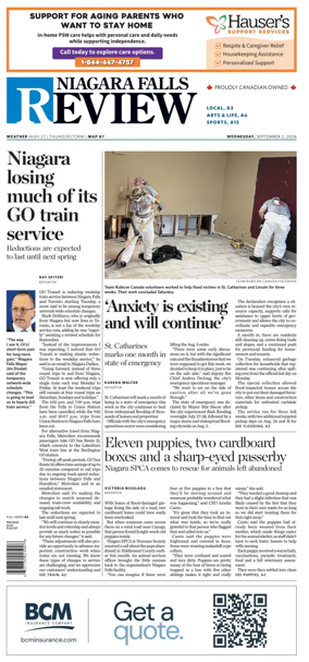 Cover of The Niagara Falls Review