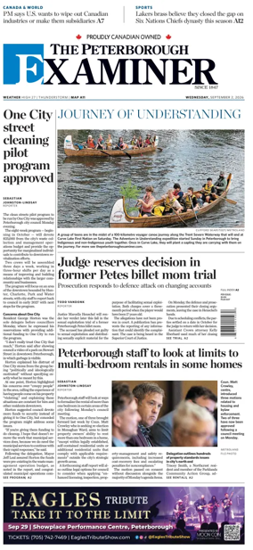 Cover of The Peterborough Examiner