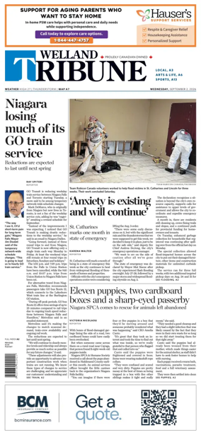 Cover of The Welland Tribune