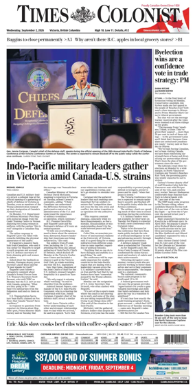 Cover of Times Colonist