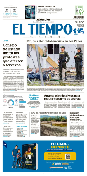Cover of El Tiempo (Bogota)