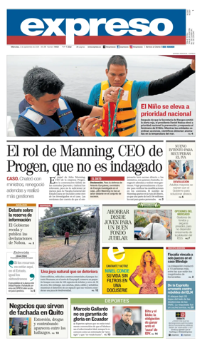 Cover of Diario Expreso