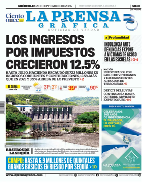 Cover of La Prensa Grafica