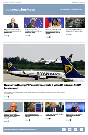 Cover of Euronews Business (Turkish) Compiled Editions