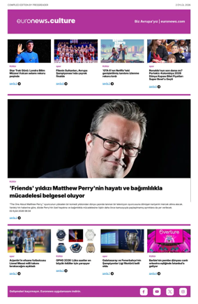 Cover of Euronews Culture and Sport (Turkish) Compiled Edition