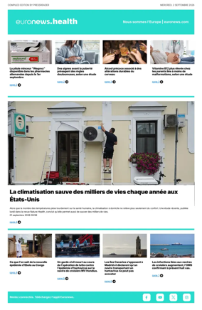 Cover of Euronews Health (French)