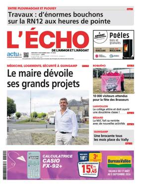 Cover of L'Echo de l'Armor et de l'Argoat