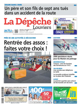Cover of La Depeche Louviers
