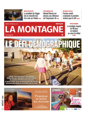 Cover of La Montagne (Montlucon)