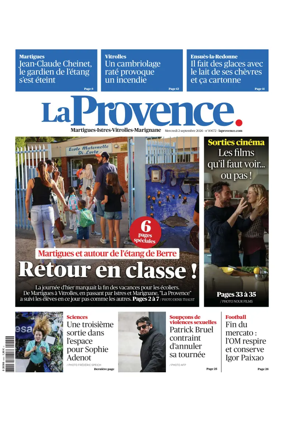 Cover of La Provence Martigues-Istres-Vitrolles-Marignane